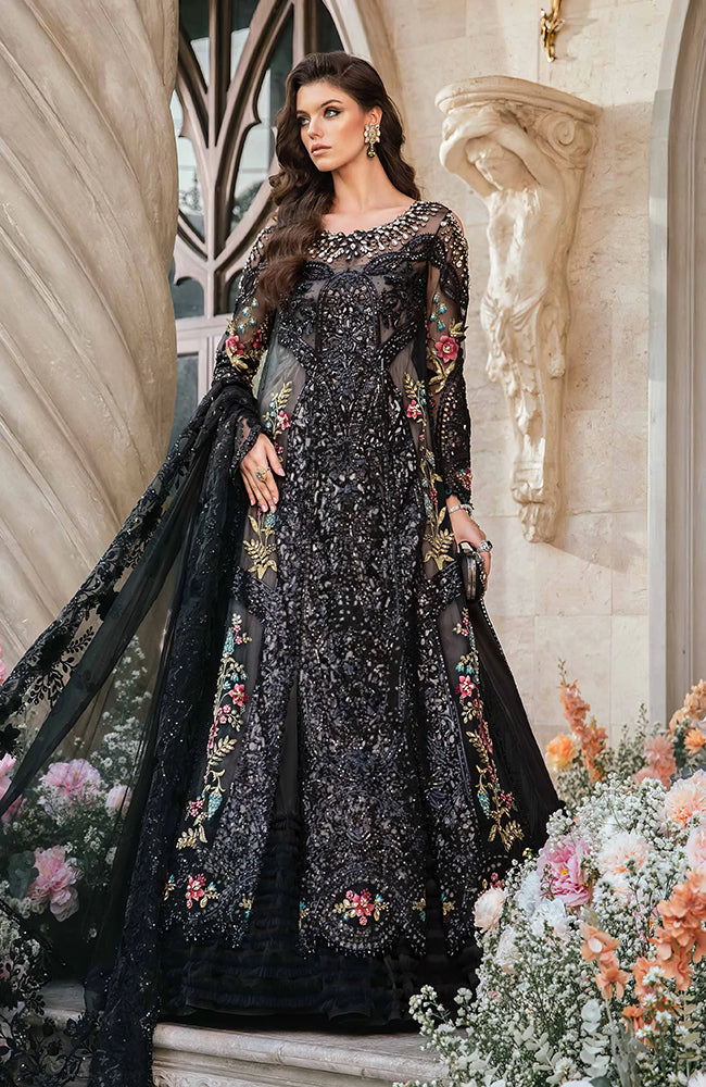 Maarvi Luxury Formals Unstitched Festive Party Wear